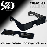 S3D-001-CP occhiali cartoncino 3d passivi lenti polarizzate circolari scenes